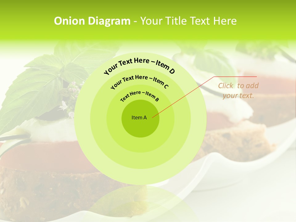 Fast Food Canap Appetizers PowerPoint Template