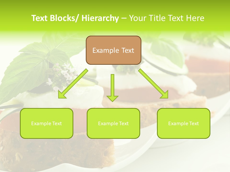 Fast Food Canap Appetizers PowerPoint Template
