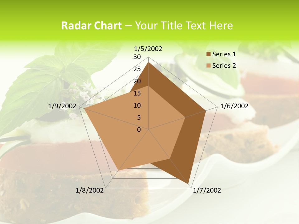Fast Food Canap Appetizers PowerPoint Template