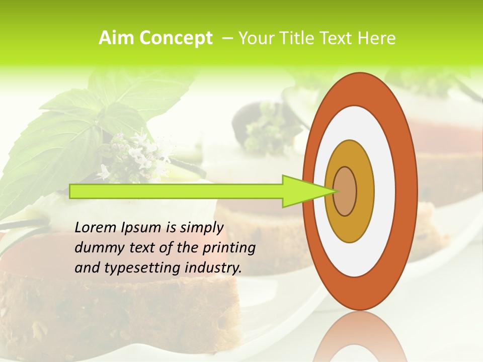 Fast Food Canap Appetizers PowerPoint Template