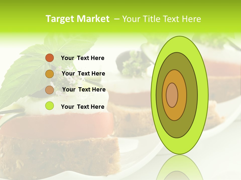 Fast Food Canap Appetizers PowerPoint Template