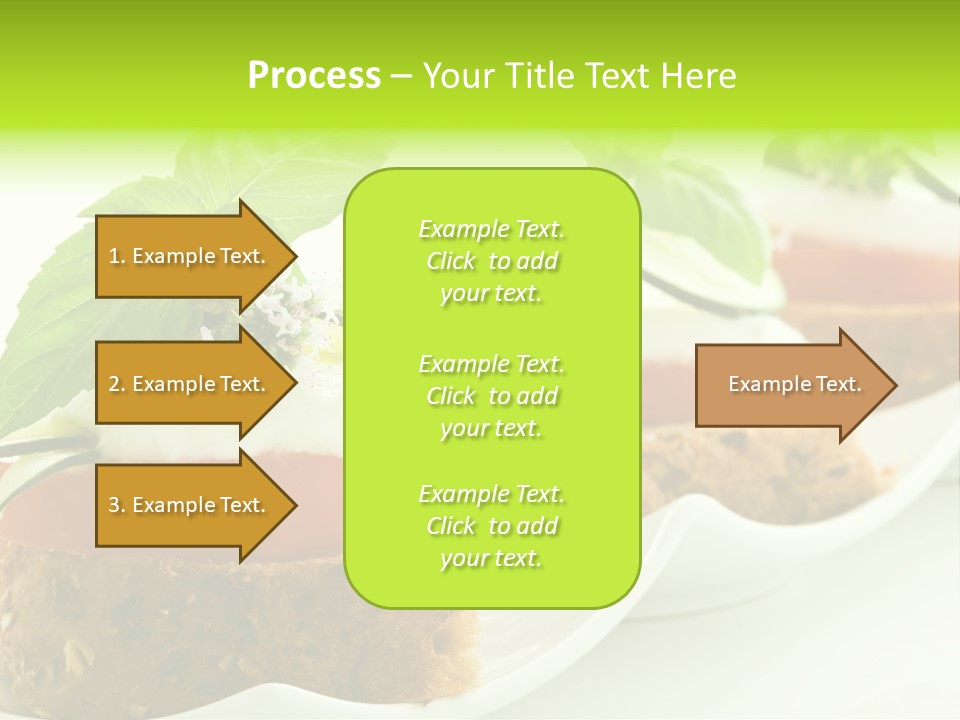 Fast Food Canap Appetizers PowerPoint Template