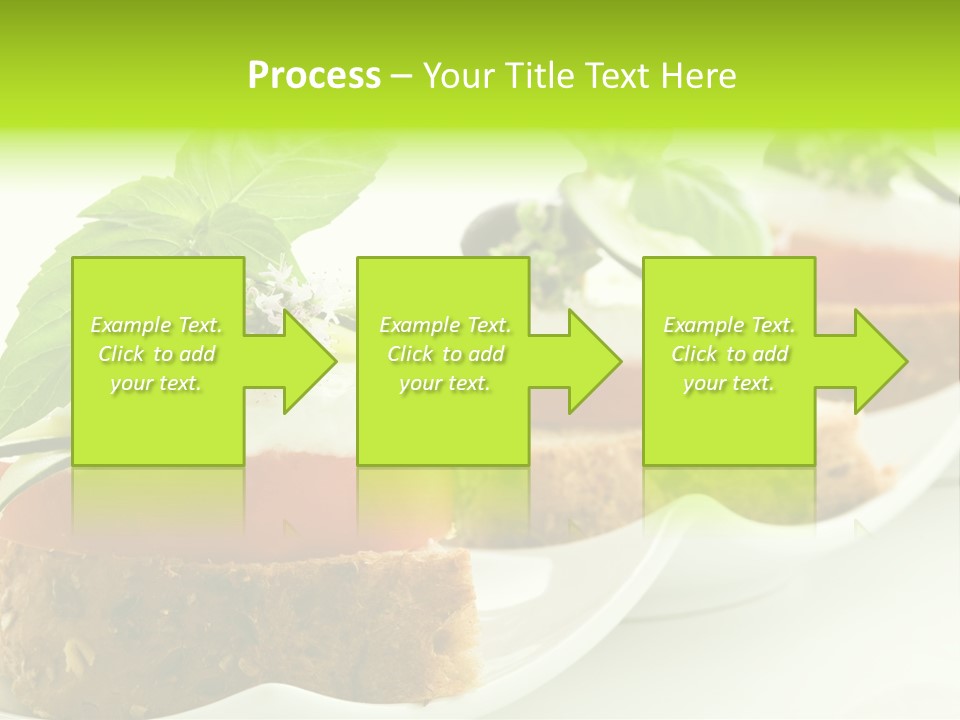 Fast Food Canap Appetizers PowerPoint Template