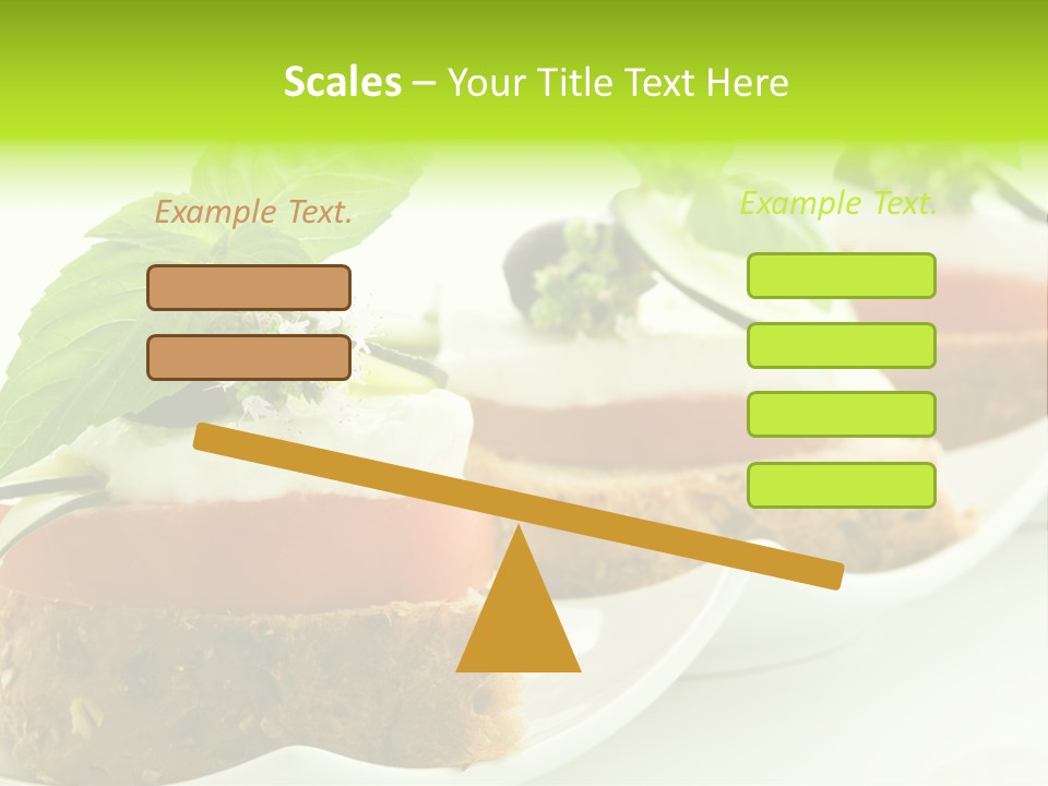 Fast Food Canap Appetizers PowerPoint Template