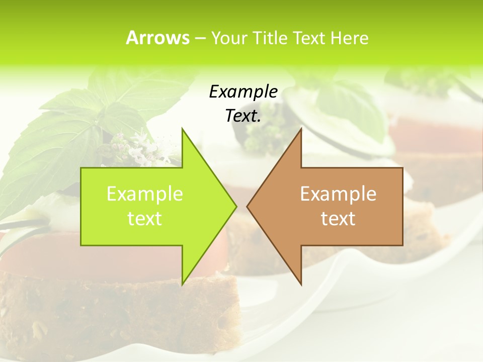 Fast Food Canap Appetizers PowerPoint Template