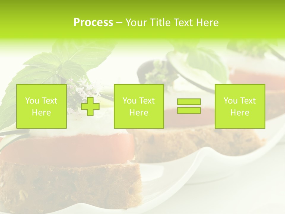 Fast Food Canap Appetizers PowerPoint Template