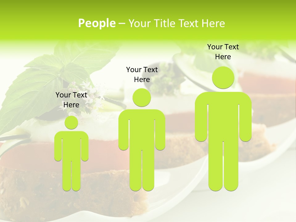 Fast Food Canap Appetizers PowerPoint Template