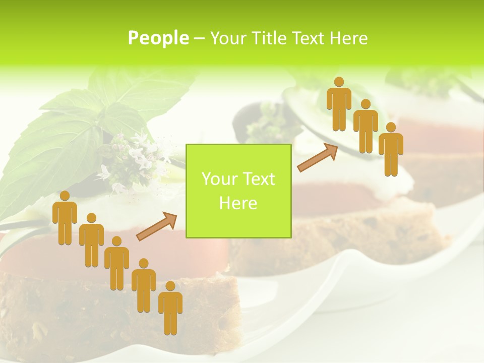 Fast Food Canap Appetizers PowerPoint Template