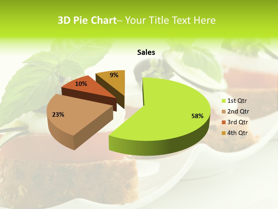 Fast Food Canap Appetizers PowerPoint Template