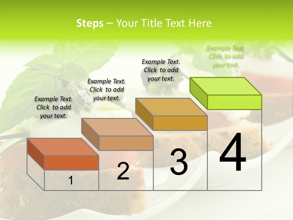 Fast Food Canap Appetizers PowerPoint Template