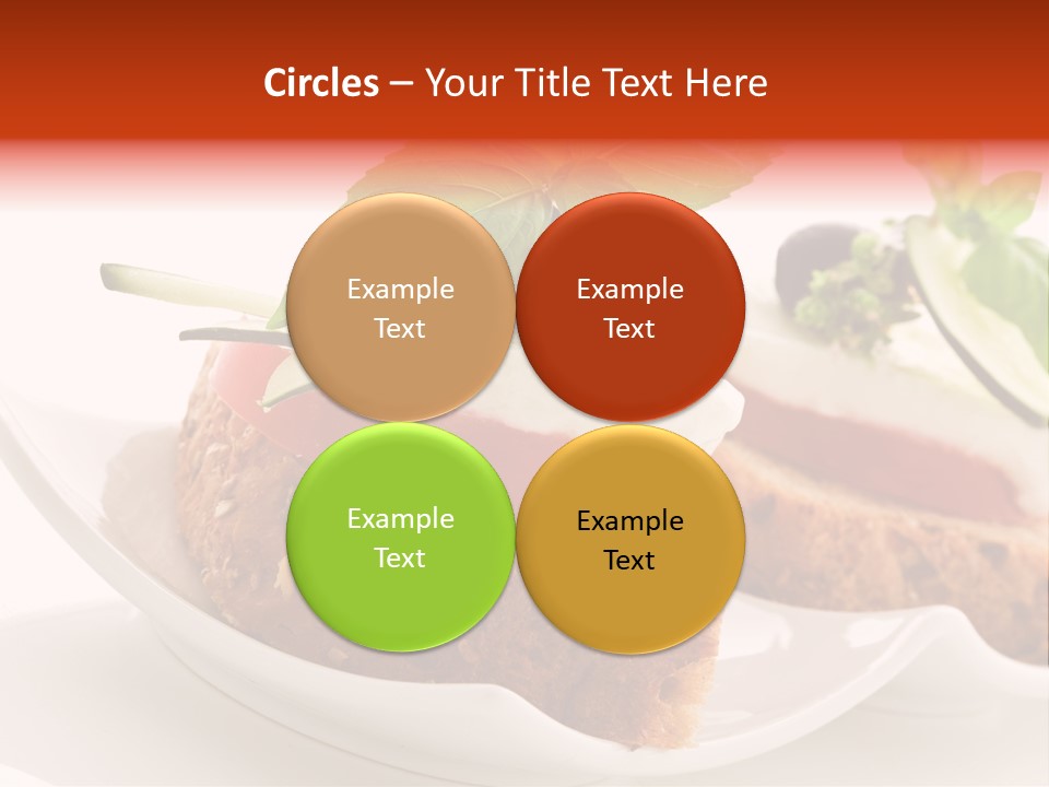 Light Cuisine Hardy Creative PowerPoint Template