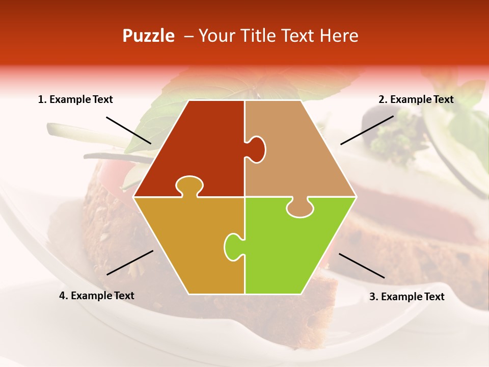 Light Cuisine Hardy Creative PowerPoint Template