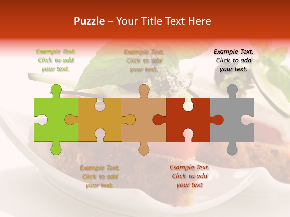 Light Cuisine Hardy Creative PowerPoint Template