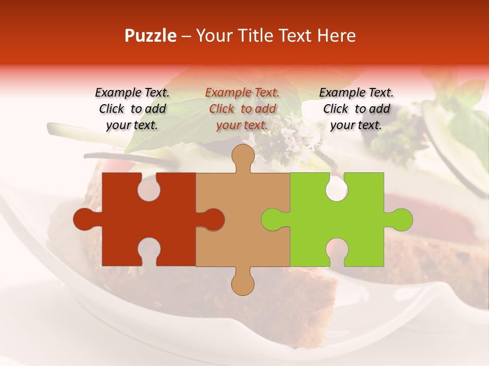 Light Cuisine Hardy Creative PowerPoint Template