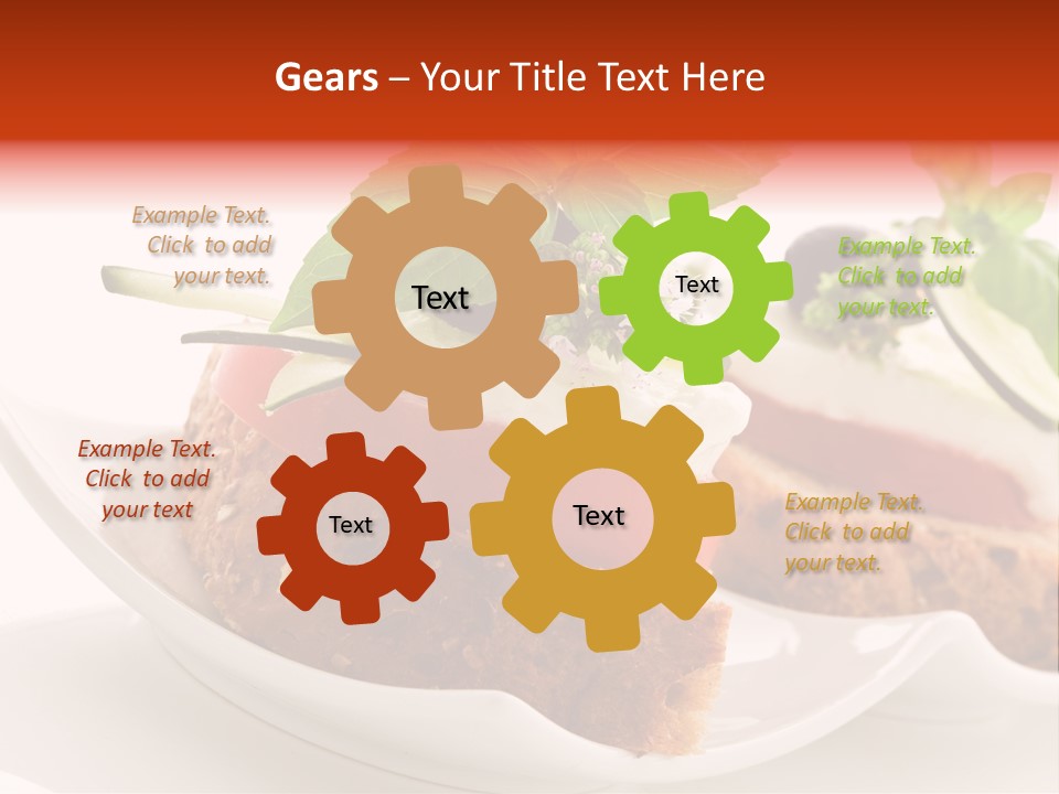 Light Cuisine Hardy Creative PowerPoint Template