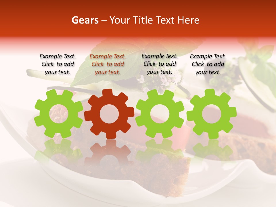 Light Cuisine Hardy Creative PowerPoint Template