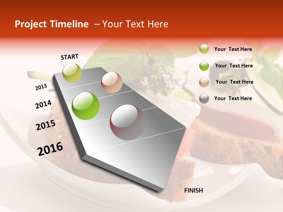 Light Cuisine Hardy Creative PowerPoint Template