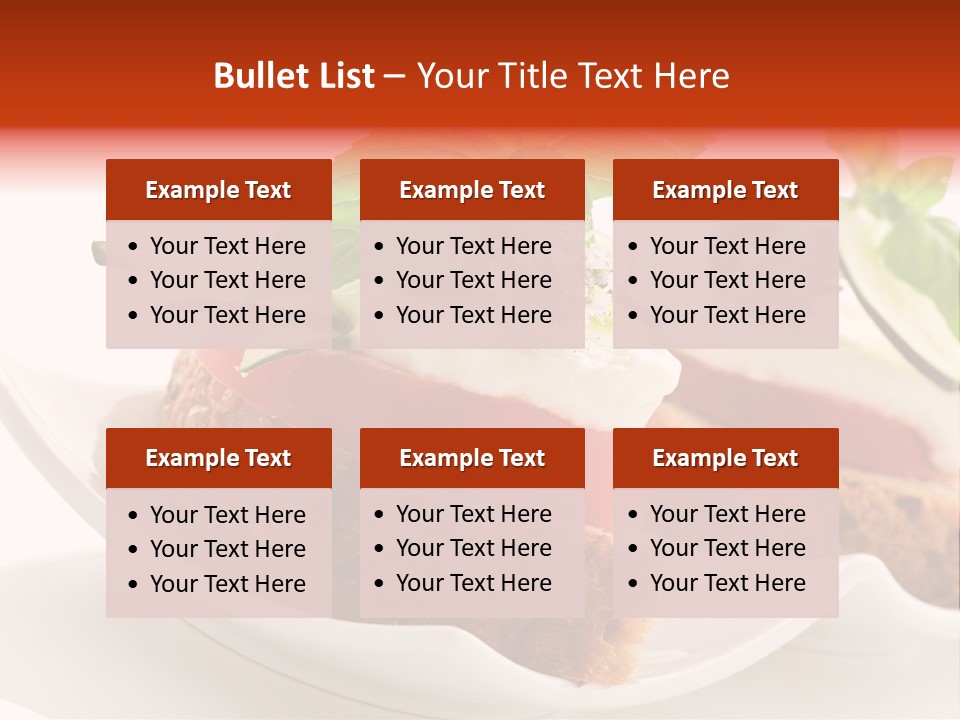 Light Cuisine Hardy Creative PowerPoint Template