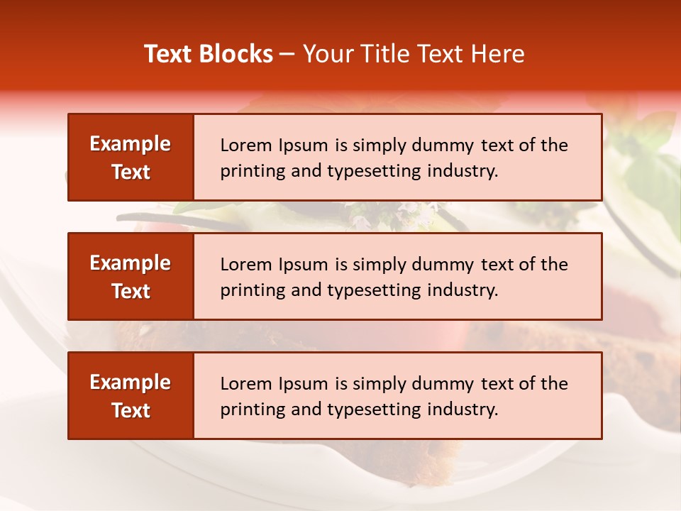 Light Cuisine Hardy Creative PowerPoint Template