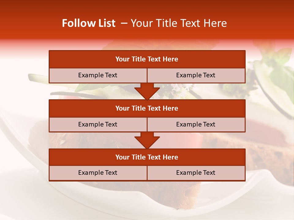 Light Cuisine Hardy Creative PowerPoint Template