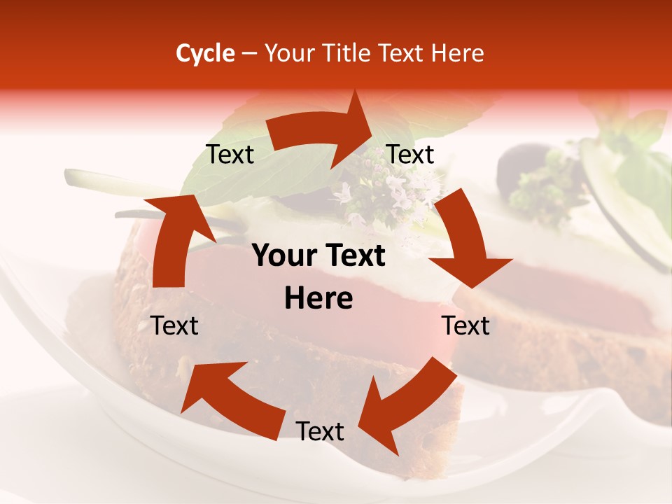 Light Cuisine Hardy Creative PowerPoint Template
