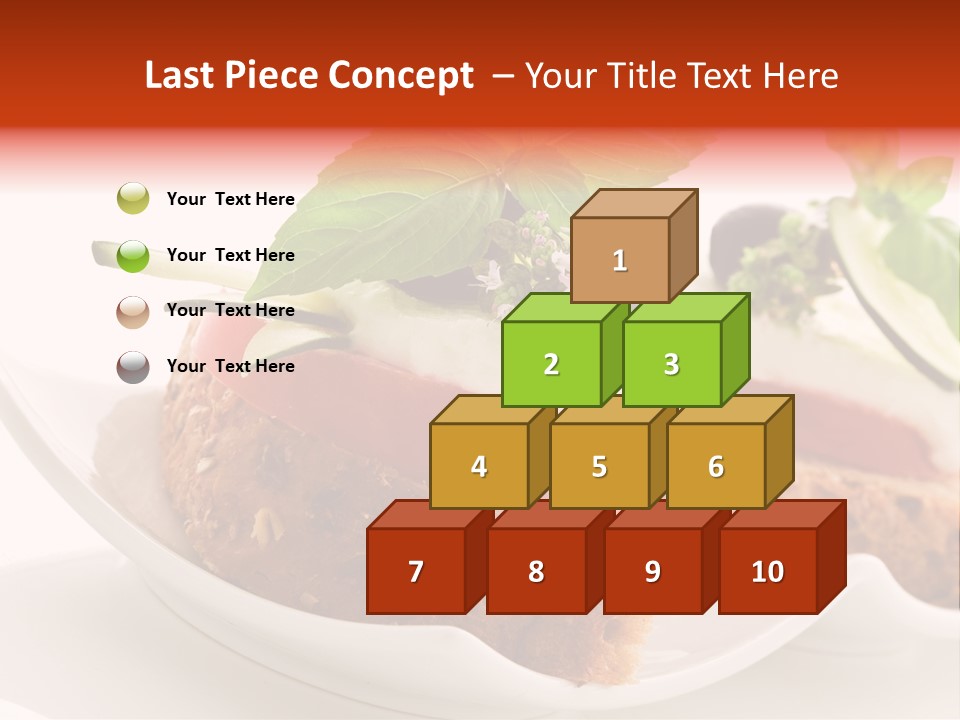 Light Cuisine Hardy Creative PowerPoint Template