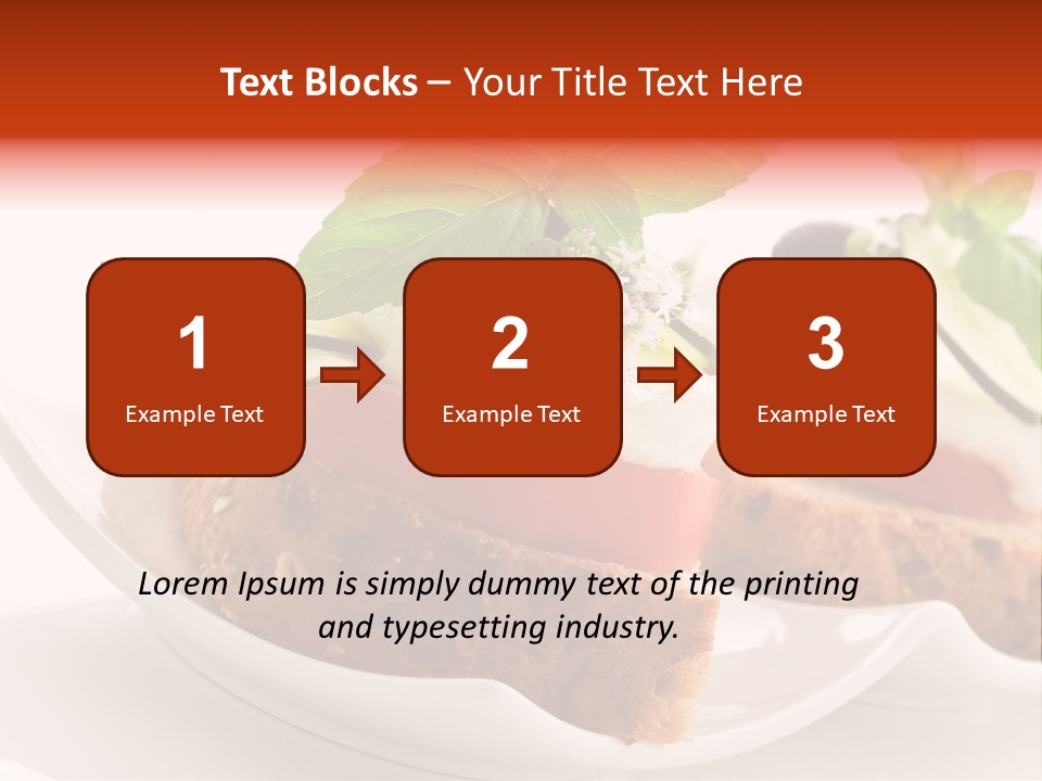 Light Cuisine Hardy Creative PowerPoint Template