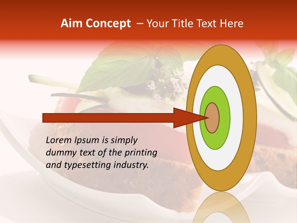 Light Cuisine Hardy Creative PowerPoint Template