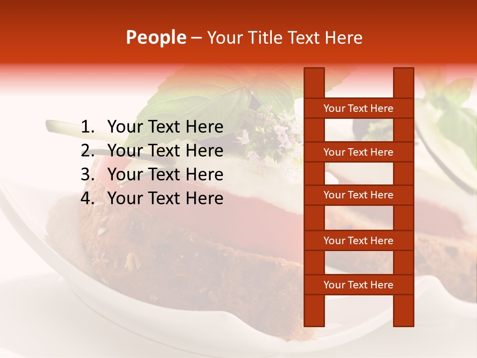 Light Cuisine Hardy Creative PowerPoint Template