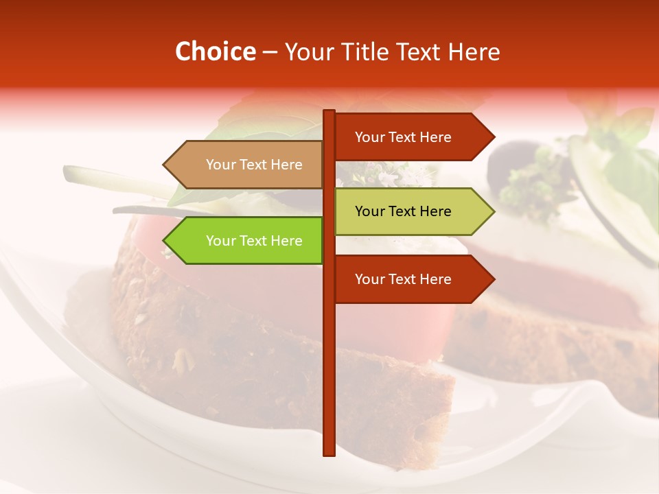 Light Cuisine Hardy Creative PowerPoint Template