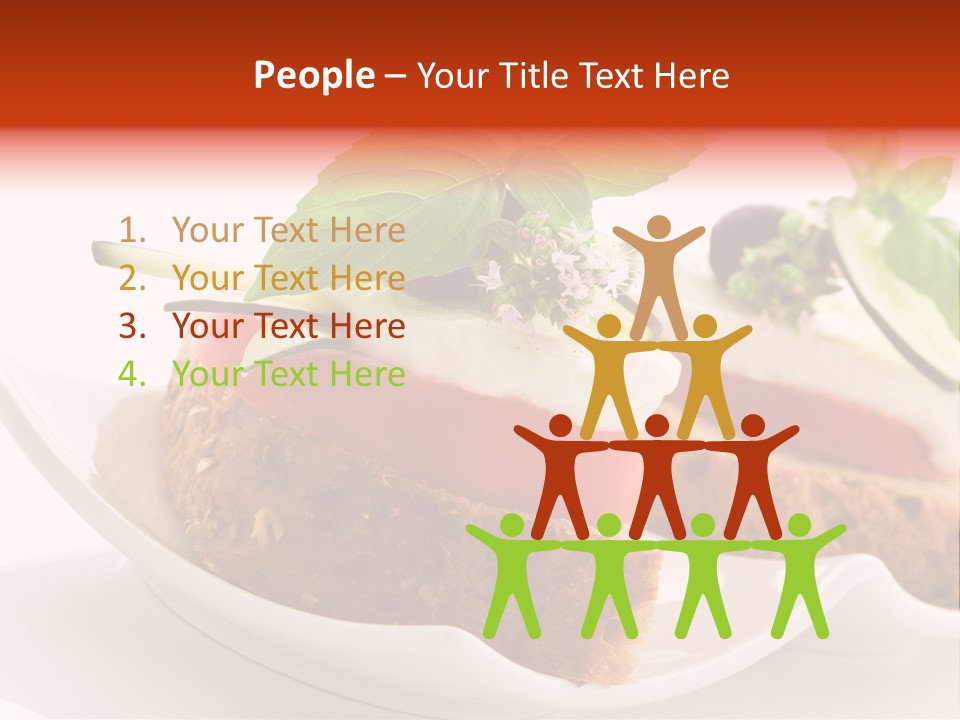 Light Cuisine Hardy Creative PowerPoint Template