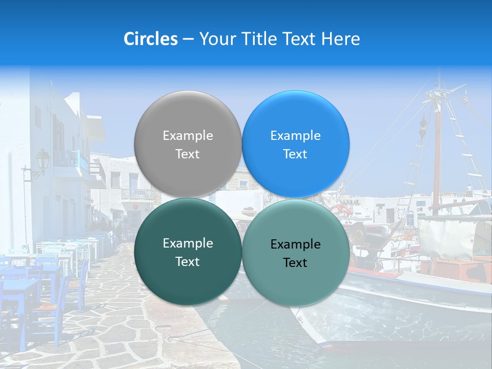 Sun Vacation Greece PowerPoint Template