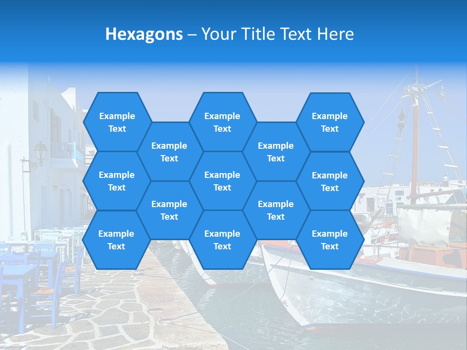 Sun Vacation Greece PowerPoint Template