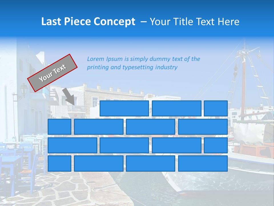 Sun Vacation Greece PowerPoint Template