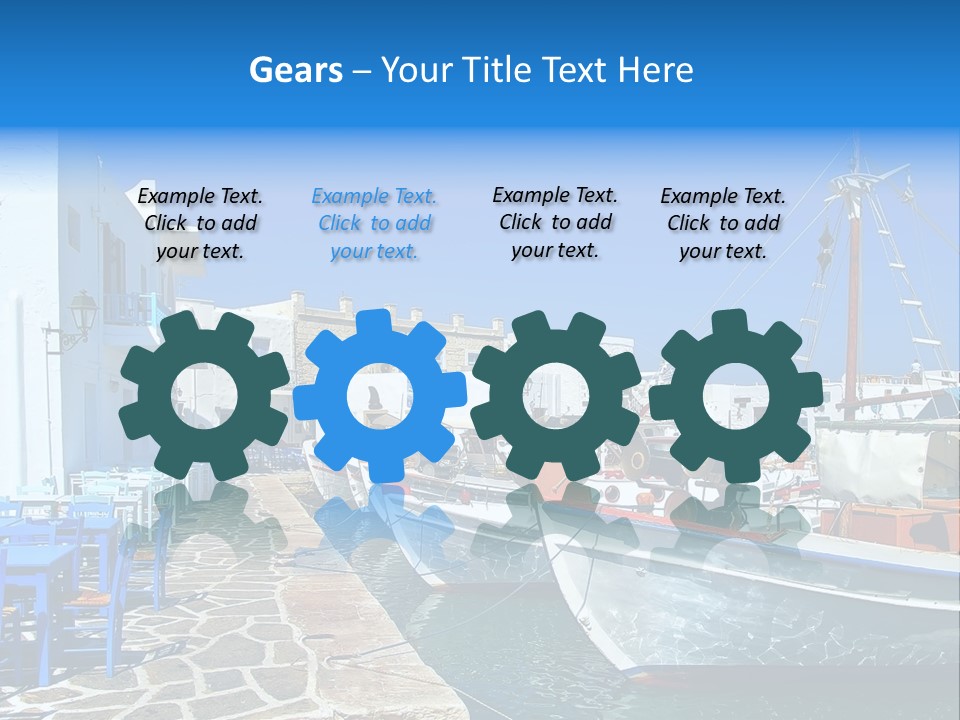 Sun Vacation Greece PowerPoint Template