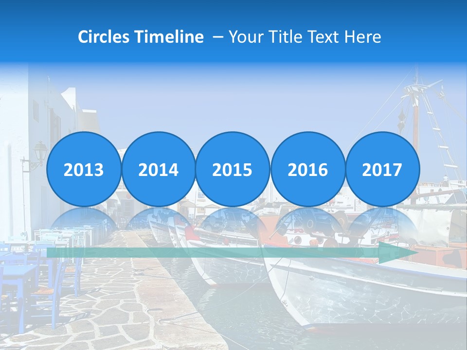 Sun Vacation Greece PowerPoint Template