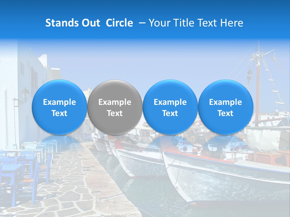 Sun Vacation Greece PowerPoint Template