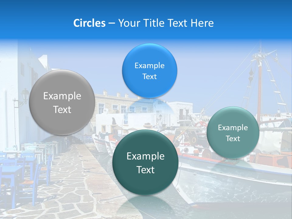 Sun Vacation Greece PowerPoint Template