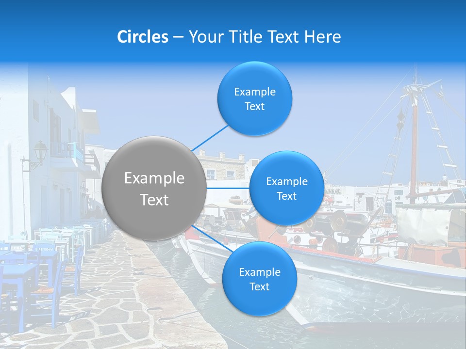 Sun Vacation Greece PowerPoint Template