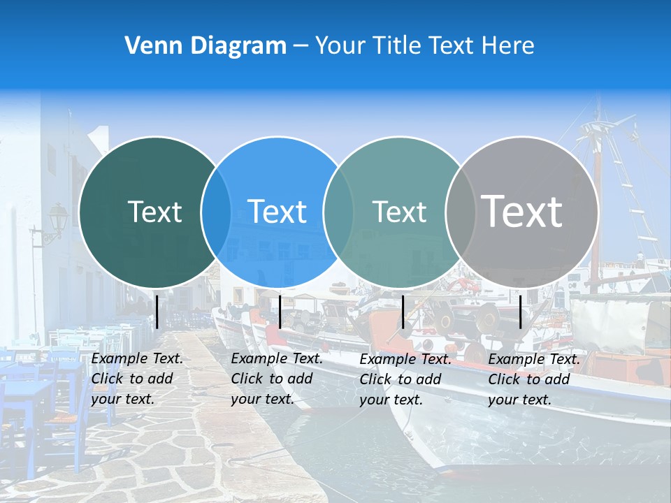 Sun Vacation Greece PowerPoint Template