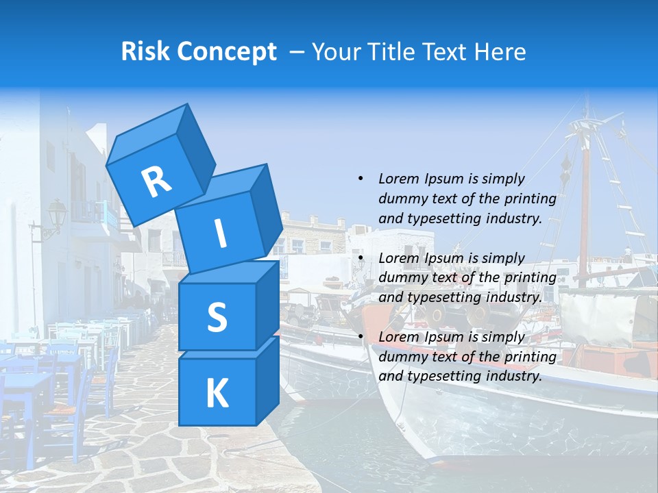 Sun Vacation Greece PowerPoint Template