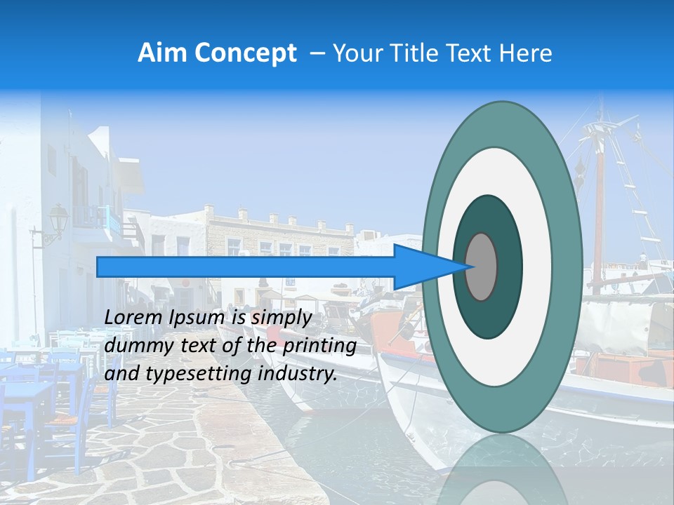 Sun Vacation Greece PowerPoint Template