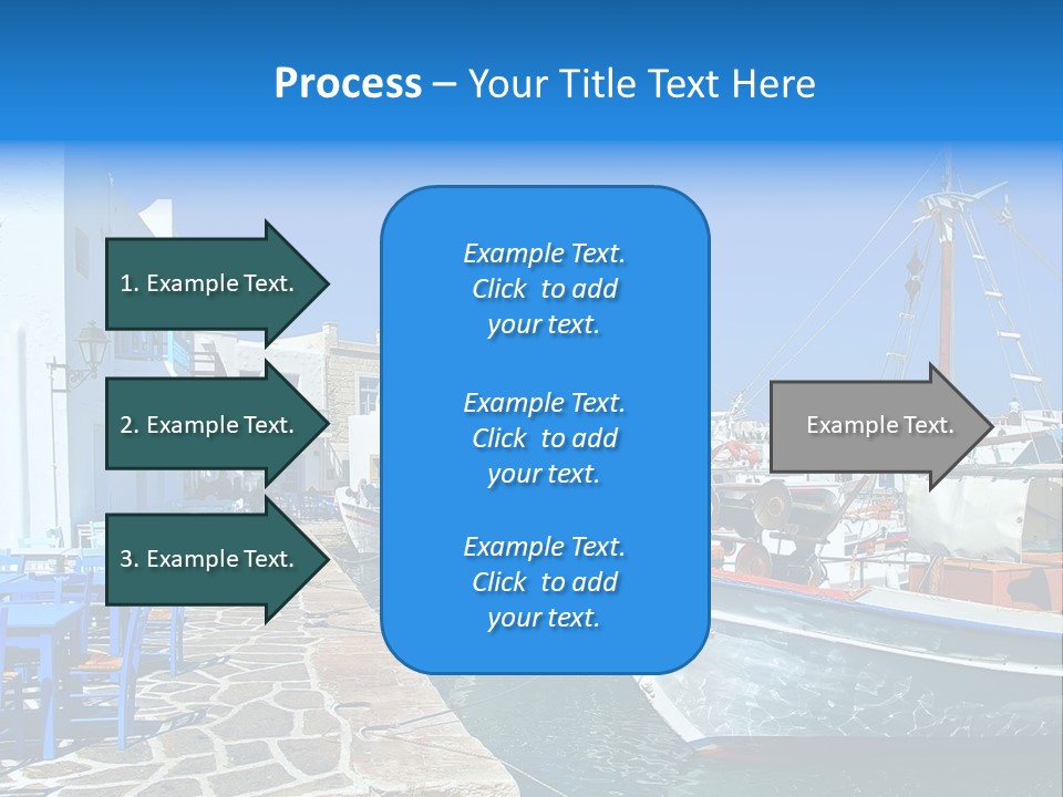 Sun Vacation Greece PowerPoint Template