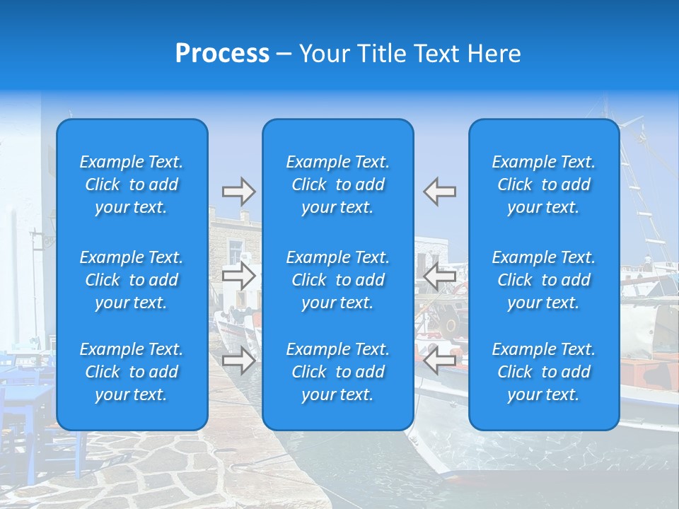 Sun Vacation Greece PowerPoint Template