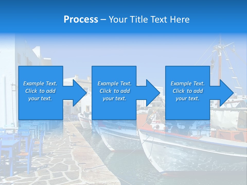 Sun Vacation Greece PowerPoint Template