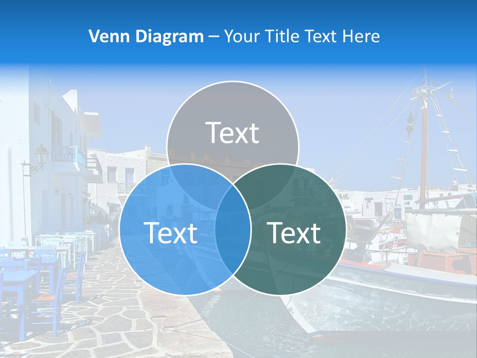 Sun Vacation Greece PowerPoint Template