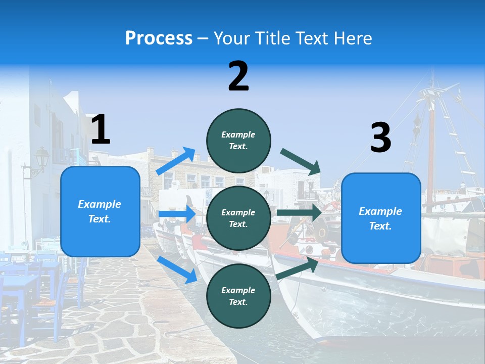 Sun Vacation Greece PowerPoint Template