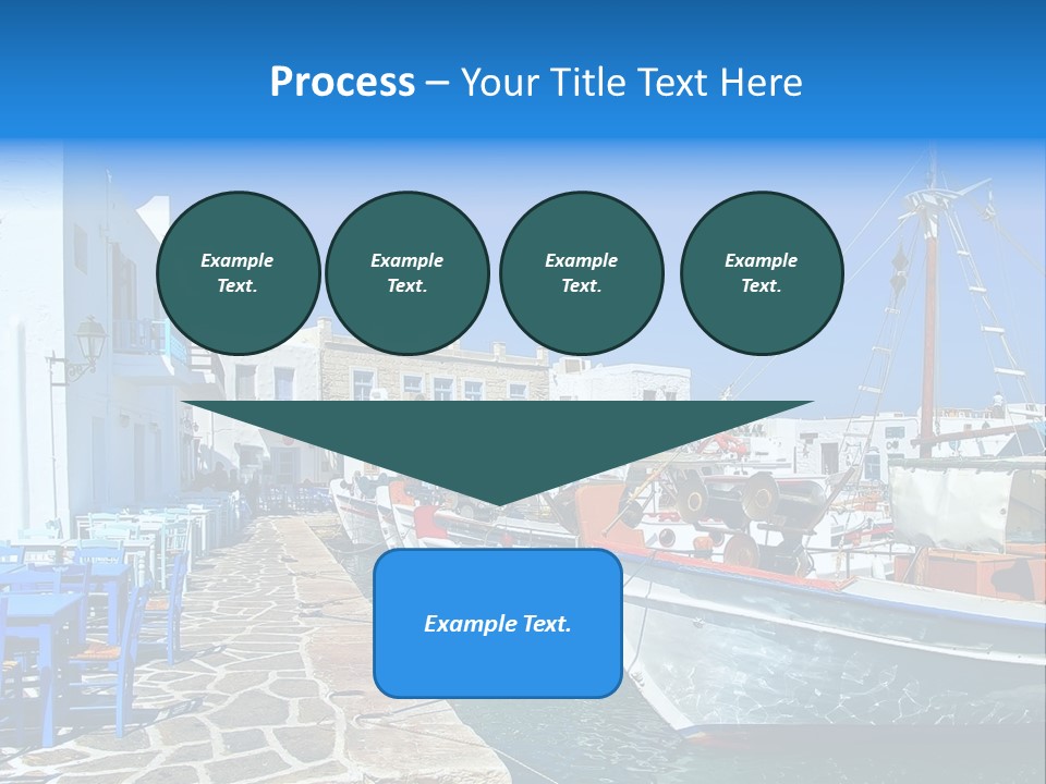Sun Vacation Greece PowerPoint Template