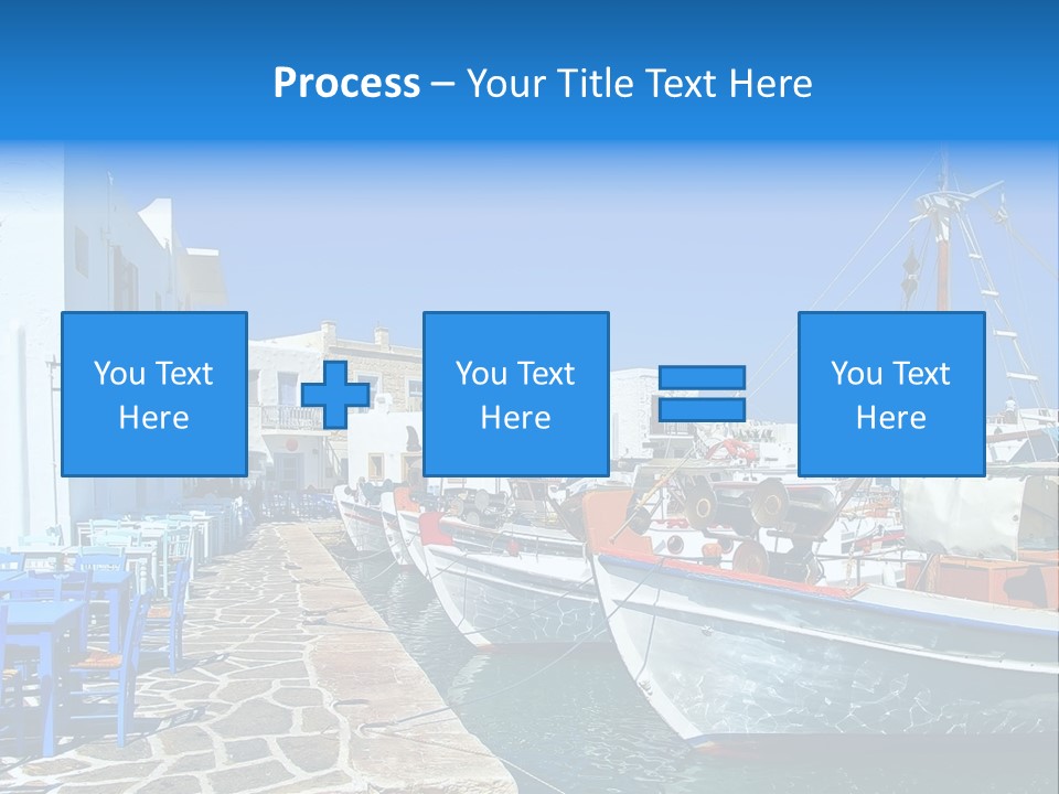 Sun Vacation Greece PowerPoint Template