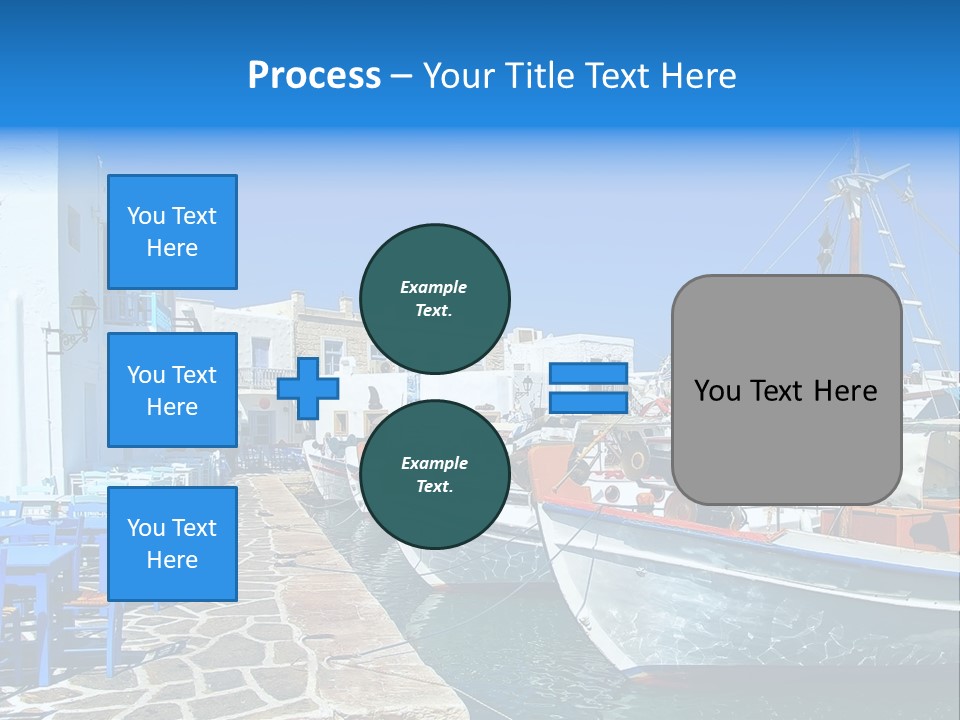 Sun Vacation Greece PowerPoint Template